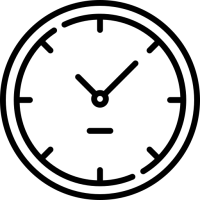 Pictogramme d'une horloge